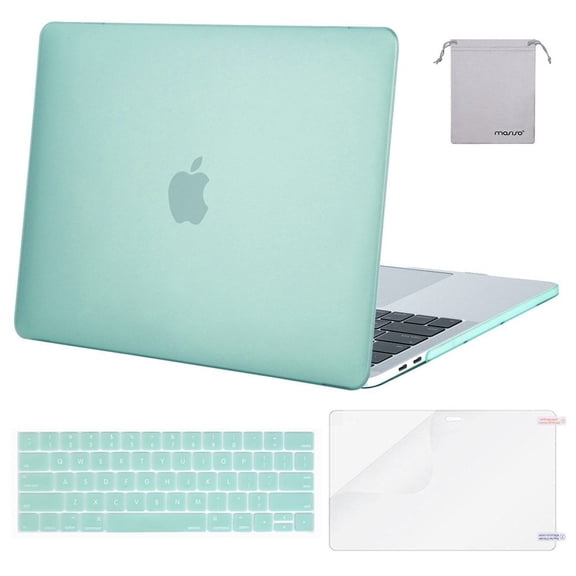 Mosiso MacBook Pro 13 Case 2019 2018 2017 2016 A2159/A1989/A1706/A1708 Plastic Hard Shell with Keyboard Cover Bag for Newest Macbook Pro 13 Inch