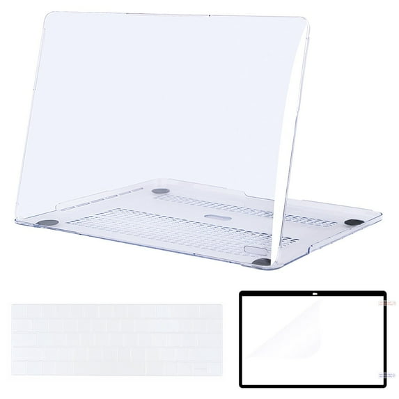 Mosiso MacBook Pro 13 Case Newly Designed for Newest Pro 13 inch w/out Touch Bar A1706/A1989/A1708 Hard Shell, Crystal Clear