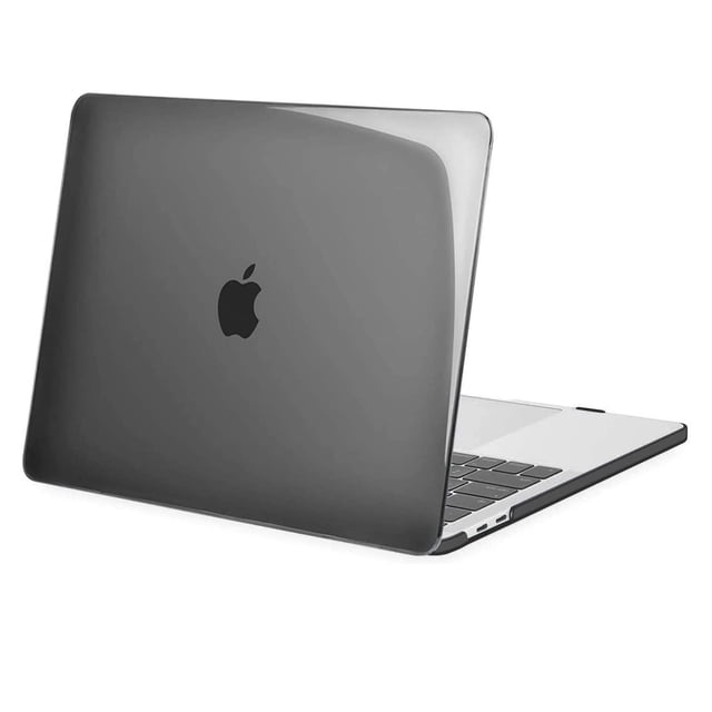 Mosiso MacBook Pro 13 inch Case 2020 2019 2018 2017 2016 Release A2251 A2289 A2159 A1989 A1706 A1708, Plastic Hard Shell Case for MacBook Pro 13" with/without Touch Bar, Crystal Black