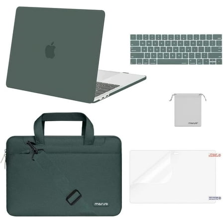 Mosiso MacBook Pro 13 inch Case , Fits M2 2025-2016 A2338 M1 A2251 A2289 A2159 A1989 A1708 A1706, Hard Shell Case&Shoulder Bag&Keyboard Skin&Screen Protector&Storage Bag