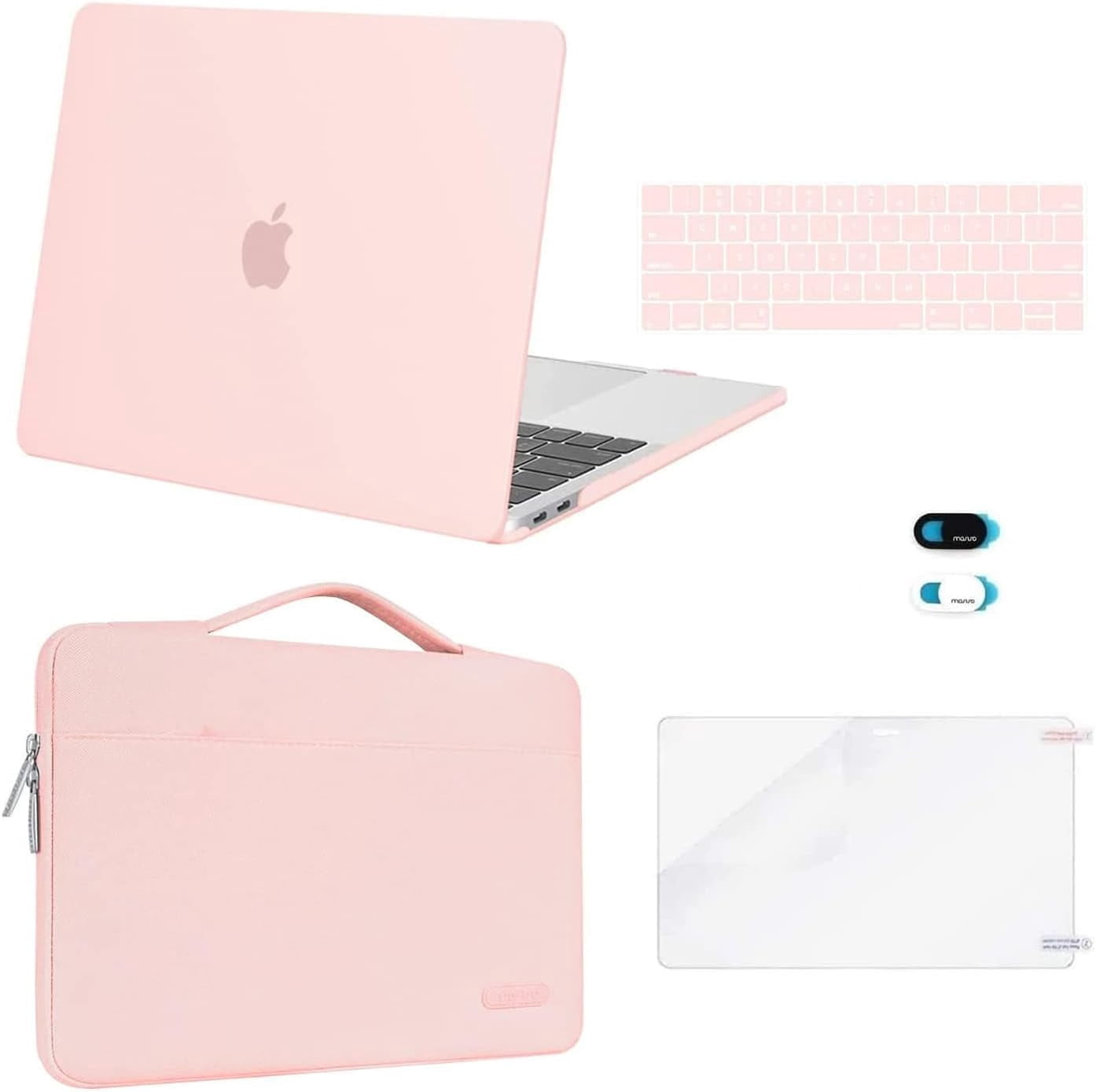 Mosiso MacBook Pro 13 inch Case Hard Shell Case with Bag, Keyboard Skin ...
