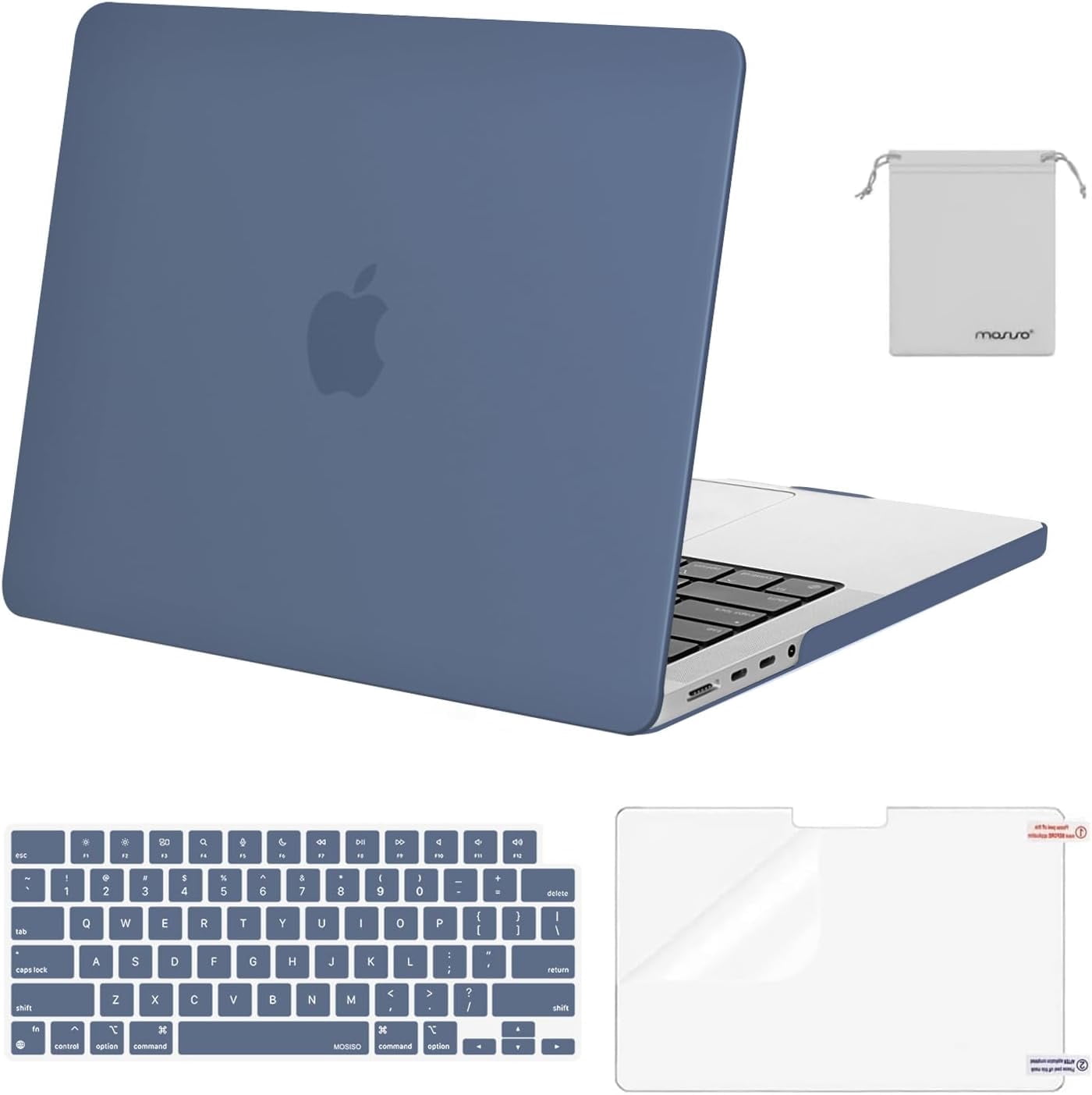 Mosiso MacBook Pro 14 inch Case 2024-2021 M5 M4 M3 M2 M1 Pro Max A3434 ...