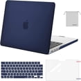 thumbnail image 1 of Mosiso MacBook Pro 14 inch Case 2024-2021 M5 M4 M3 M2 M1 Pro Max A3434 A3112 A3185 A3401 A2918 A2992 A2779 A2442, Plastic Hard Shell&Keyboard Cover&Screen Film&Pouch, Navy Blue, 1 of 6