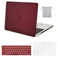 thumbnail image 1 of Mosiso MacBook Pro 15 Case 2017 & 2016 Release A1707, Plastic Hard Shell with Keyboard Cover with Screen Protector with Storage Bag for Newest MacBook Pro 15 Inch with Touch Bar, Marsala Red, 1 of 7