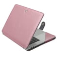 thumbnail image 1 of Mosiso MacBook Pro 16 inch Case 2019 Release A2141 with Touch Bar & Touch ID, PU Leather Shockproof Cover Folio Protective Stand Sleeve Case for New MacBook Pro 16", Rose Gold, 1 of 7