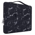 thumbnail image 1 of Mosiso for Macbook Air/Pro 13.3" Laptop Sleeve Briefcase Handbag Water Resistant Polyester Carrying Pouch Zipper Notebook Computer Bag, Black&White Marble, 1 of 7