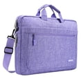thumbnail image 1 of Mosiso Messenger Laptop Shoulder Bag for 15-15.6 Inch new MacBook Pro Notebook Compatible with 14 Inch Ultrabook Polyester Briefcase with Adjustable Depth at Bottom,Purple, 1 of 7