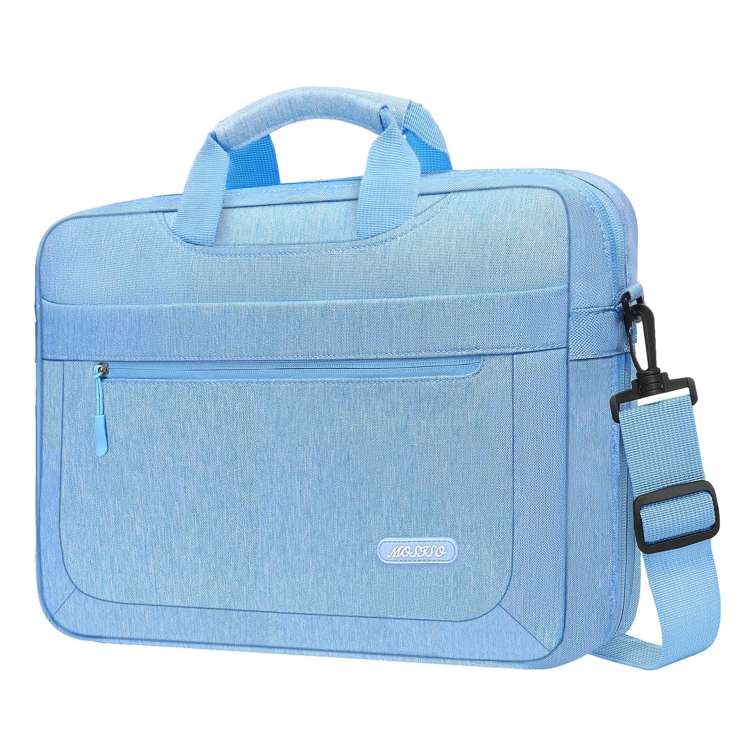Mosiso Messenger Laptop Shoulder Bag for 15 15.6 Inch new MacBook Pro Notebook Compatible with 14 Inch Ultrabook Polyester Briefcase with Adjustable Depth at Bottom Yellow Walmart Business Supplies