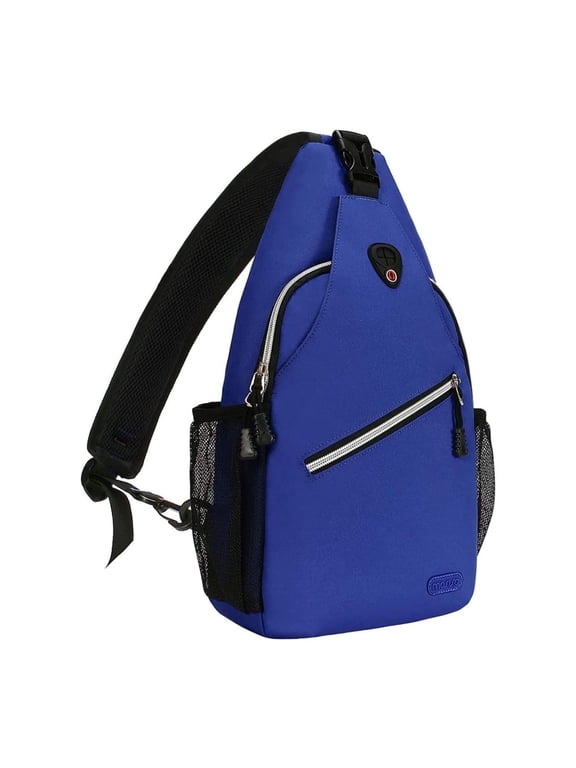 Mini Sling Backpack,Small Outdoor Casual Crossbody Chest Bag Multipurpose Hiking Cycling Camping Travel Sport Bag, Royal Blue