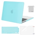 thumbnail image 1 of Mosiso New 4in1 Case for MacBook Pro 14 inch 2023 2022 2021 Release M3 A2918 A2992 M2 A2779 M1 A2442 Pro/Max Chip, Plastic Hard Shell&Keyboard Skin&Screen Protector&Storage Bag,  Turquoise, 1 of 6