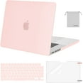 thumbnail image 1 of Mosiso New 4in1 Case for MacBook Pro 16 inch Case 2024-2021 M4 A3403 A3186 M3 A2991 M2 A2780 M1 A2485, Plastic Hard Shell&Keyboard Skin&Screen Protector&Storage Bag, Chalk Pink, 1 of 6