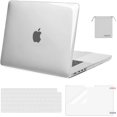 thumbnail image 1 of Mosiso New 4in1 Case for MacBook Pro 16 inch Case 2024-2021 M4 A3403 A3186 M3 A2991 M2 A2780 M1 A2485, Plastic Hard Shell&Keyboard Skin&Screen Protector&Storage Bag, Crystal Clear, 1 of 6