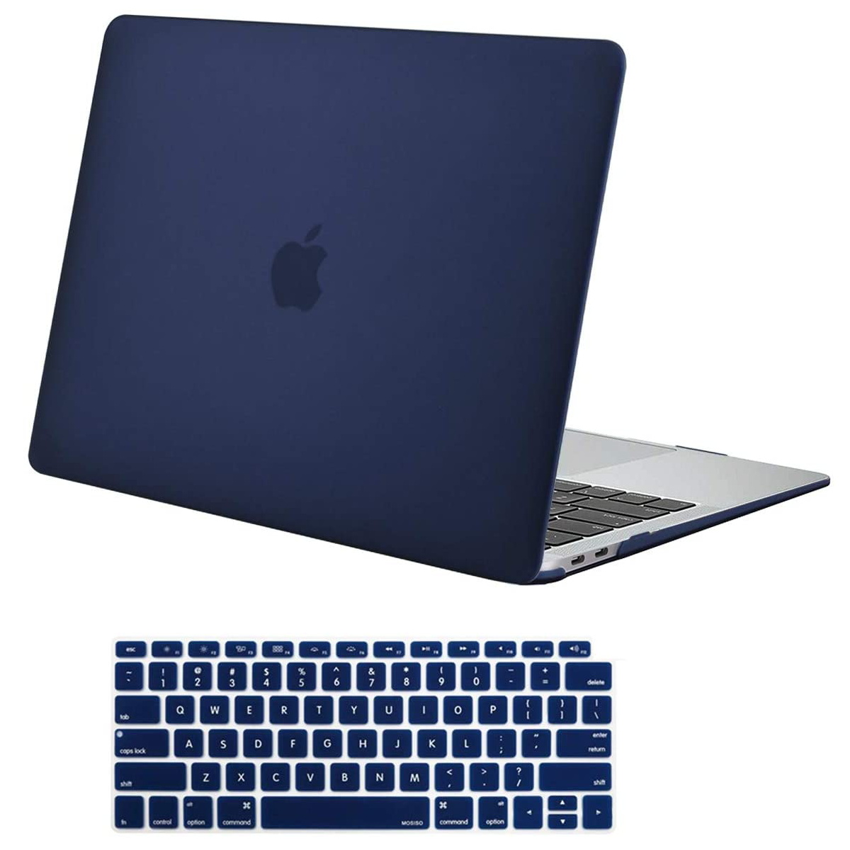 MOSISO Cover Per Tastiera MacBook Air 13" A1932 (2018-2019) – Silicone Impermeabile, Layout EU, Nuvole Colorate