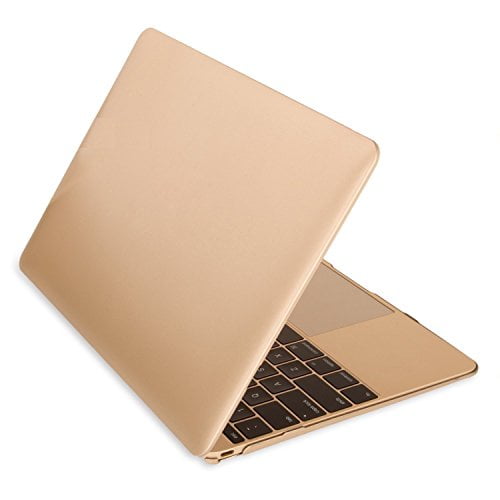 Mosiso New Macbook 12 Inch Case, Ultra Slim Smooth Matte Finish Hard Shell See Through Protective Cover for MacBook 12" with Retina Display A1534 (2016 / 2015 Newest Version), Gold