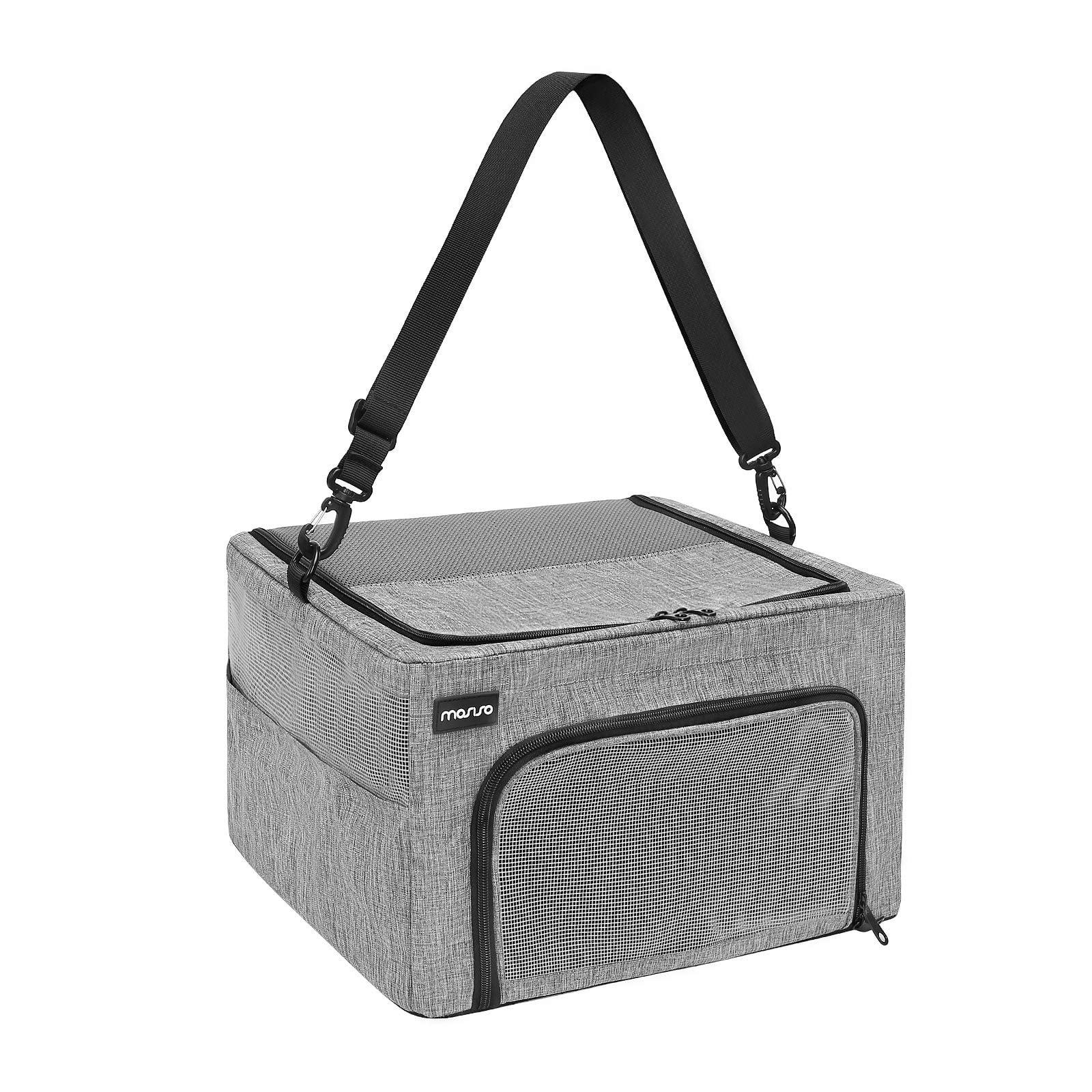 Mosiso Pet Car Booster Seat for Small Dogs Cats , Breathable Folding