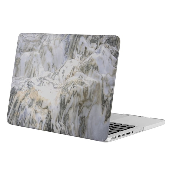 Mosiso Plastic Hard Case Cover Only for MacBook Pro 13 Inch with Retina Display (A1502/A1425, Version 2015/2014/2013/end 2012), Landscape-Marble