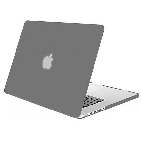 Mosiso Plastic Hard Case Cover Only for MacBook Pro 13 Inch with Retina Display No CD-Rom (A1502/A1425), Gray