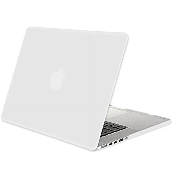 Mosiso Plastic Hard Case Cover Only for MacBook Pro 13 Inch with Retina Display No CD-Rom (A1502/A1425), White