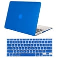 thumbnail image 1 of Mosiso Plastic Hard Cover Case for MacBook Air 13 inch No Touch ID (Models: A1369 &A1466,2010-2017)With Keyboard Cover,Blue, 1 of 4