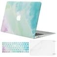 thumbnail image 1 of Mosiso Plastic Hard Laptop Case for MacBook Air 11 Inch (Models: A1370 & A1465) Pattern Laptop Shell Cover with Screen Protector and Keyboard Cover,Rainbow Mist, 1 of 1