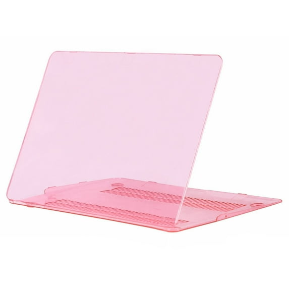 Mosiso Plastic Hard Shell Case Cover for MacBook Air 11 Inch (Models: A1370 and A1465), Crystal Pink