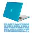 thumbnail image 1 of Mosiso Plastic Hard Shell Case Cover for Old MacBook Pro 13 inch (A1278 CD-ROM) With Keyboard Cover, Aqua Blue, 1 of 4