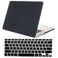 thumbnail image 1 of Mosiso Plastic Hard Shell Case Cover for Old MacBook Pro 13 inch (A1278 CD-ROM) With Keyboard Cover, Black, 1 of 4
