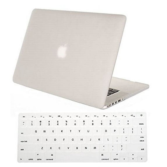 Mosiso Plastic Hard Shell Case Cover for Old MacBook Pro 13 inch (A1278 CD-ROM) With Keyboard Cover, Frost