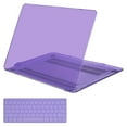 thumbnail image 1 of Mosiso Plastic Hard Shell Case with Keyboard Cover for MacBook 12 Inch with Retina Display Model A1534 (Newest Version 2017/2016/2015), Crystal Ultra Violet, 1 of 6