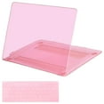 thumbnail image 1 of Mosiso Plastic Hard Shell Case with Keyboard Cover for MacBook 12 Inch with Retina Display Model A1534 (Newest Version 2017/2016/2015), Crystal Pink, 1 of 6