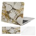 thumbnail image 1 of Mosiso Plastic Pattern Hard Case with Keyboard Cover with Screen Protector for MacBook Pro Retina 13 Inch No CD-ROM (A1502/A1425), White and GMarble, 1 of 7