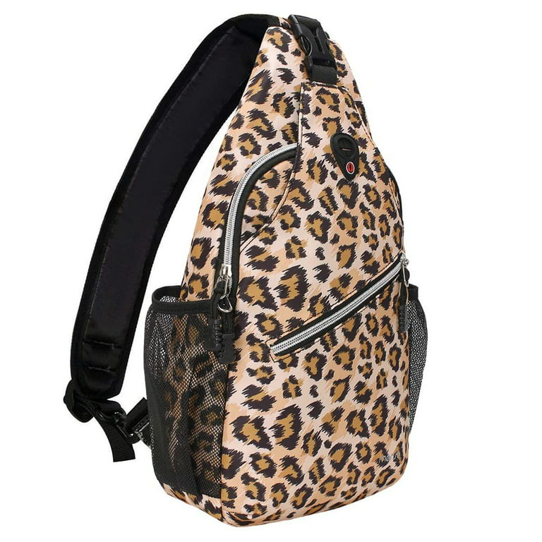 Mosiso Polyester Sling Chest Backpack for Men Women Shoulder Bags