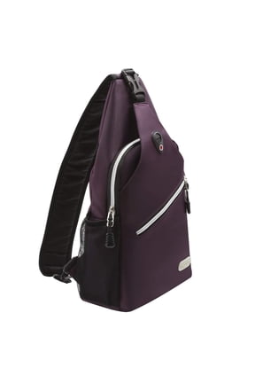 Polyester Sling Chest Backpack for Men Women Shoulder Bags Crossbody Outdoor Sport Bag