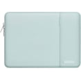thumbnail image 1 of Mosiso Polyester Vertical Style Water Repellent Laptop Sleeve Case Bag Cover with Pocket for 11.6-12.3 inch, MacBook Air 11 inch, Mint Green, 1 of 5