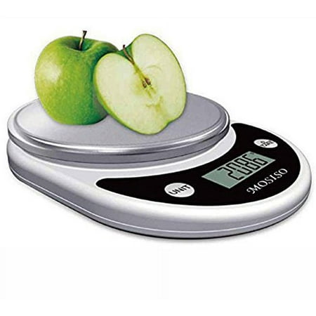 Mosiso - Pro Digital Multifunction Kitchen Food Scale, 1g to 11 lbs Capacity, Elegant Black