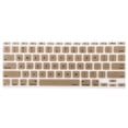 thumbnail image 1 of Mosiso Protective Keyboard Cover Skin for MacBook Air 11 Inch (Models: A1370 & A1465), Gold, 1 of 4