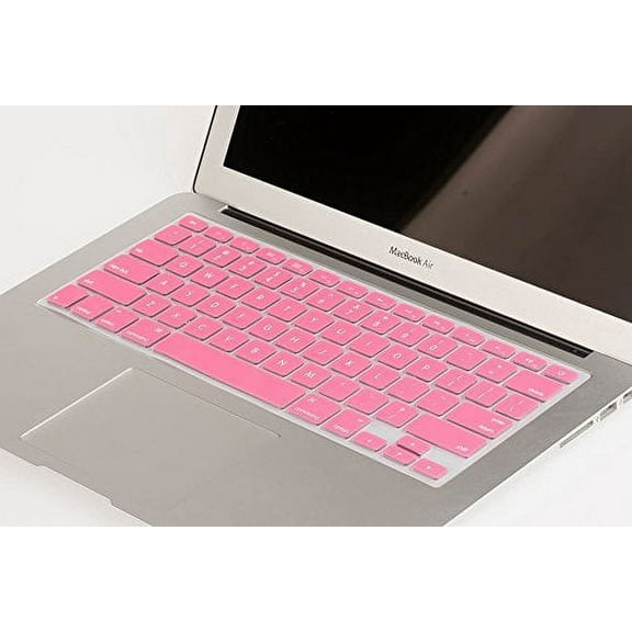 Mosiso Protective Keyboard Cover Skin for MacBook Air 11 Inch (Models: A1370 & A1465), Pink