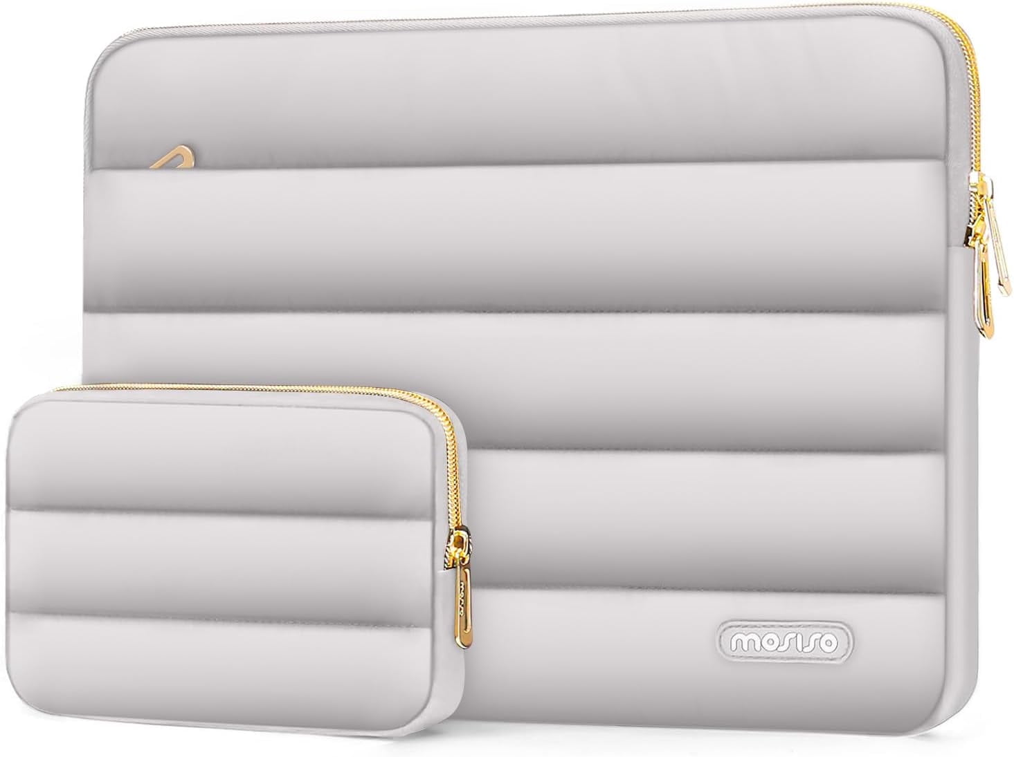 Mosiso Puffy Laptop Sleeve for 13"-13.3" Notebook, Protective Soft ...