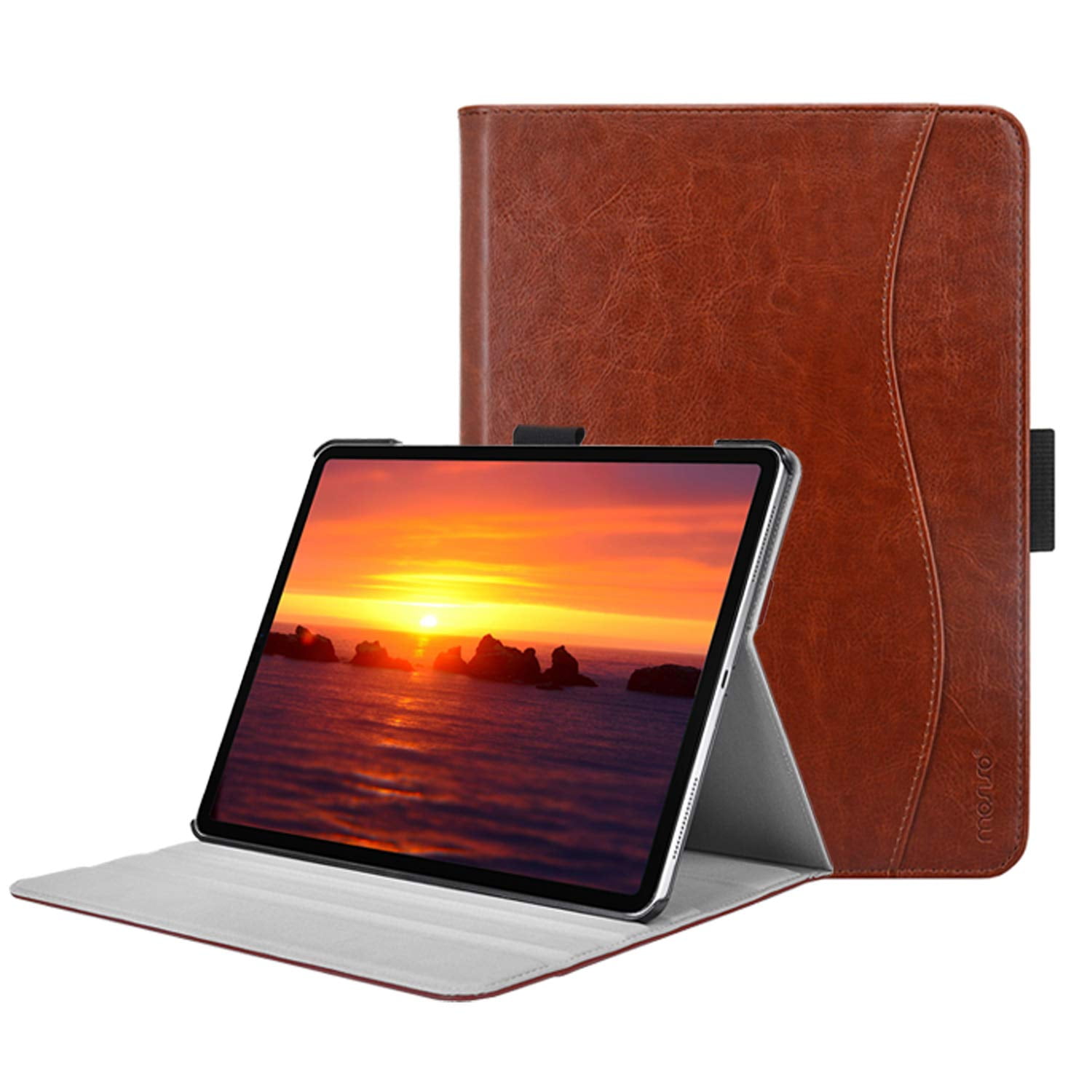 Mosiso Smart PU Cover Case for New iPad Pro 12.9'' 2018 Release Folio Protective Tablet Cover