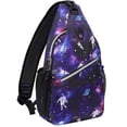 thumbnail image 1 of Mosiso Unisex Multipurpose Sling Bag Backpack Polyester, 1 of 7