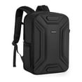 thumbnail image 1 of Mosiso Waterproof Camera Backpack for Canon/Nikon/Sony,15-16 inch DSLR/SLR/Mirrorless Camera Bag Symmetric Geometric Hard Shell with Tripod Holder,Black, 1 of 7