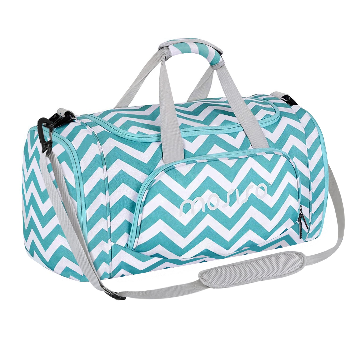 Mosiso Waterproof Sports Duffle Bag Gym Bag Travel Duffel with ...