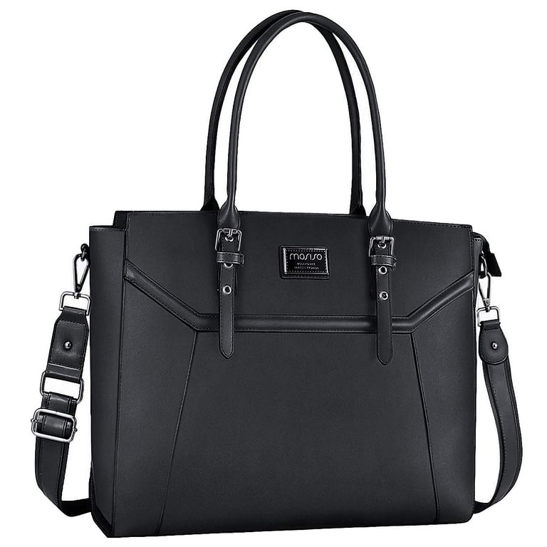 Mosiso Women Laptop Tote Bag Compatible 15.6 17 Inch