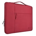 thumbnail image 1 of Mosiso for Macbook Air/Pro 13.3" Laptop Sleeve Briefcase Handbag Water Resistant Polyester Carrying Pouch Zipper Notebook Computer Bag, Red, 1 of 6