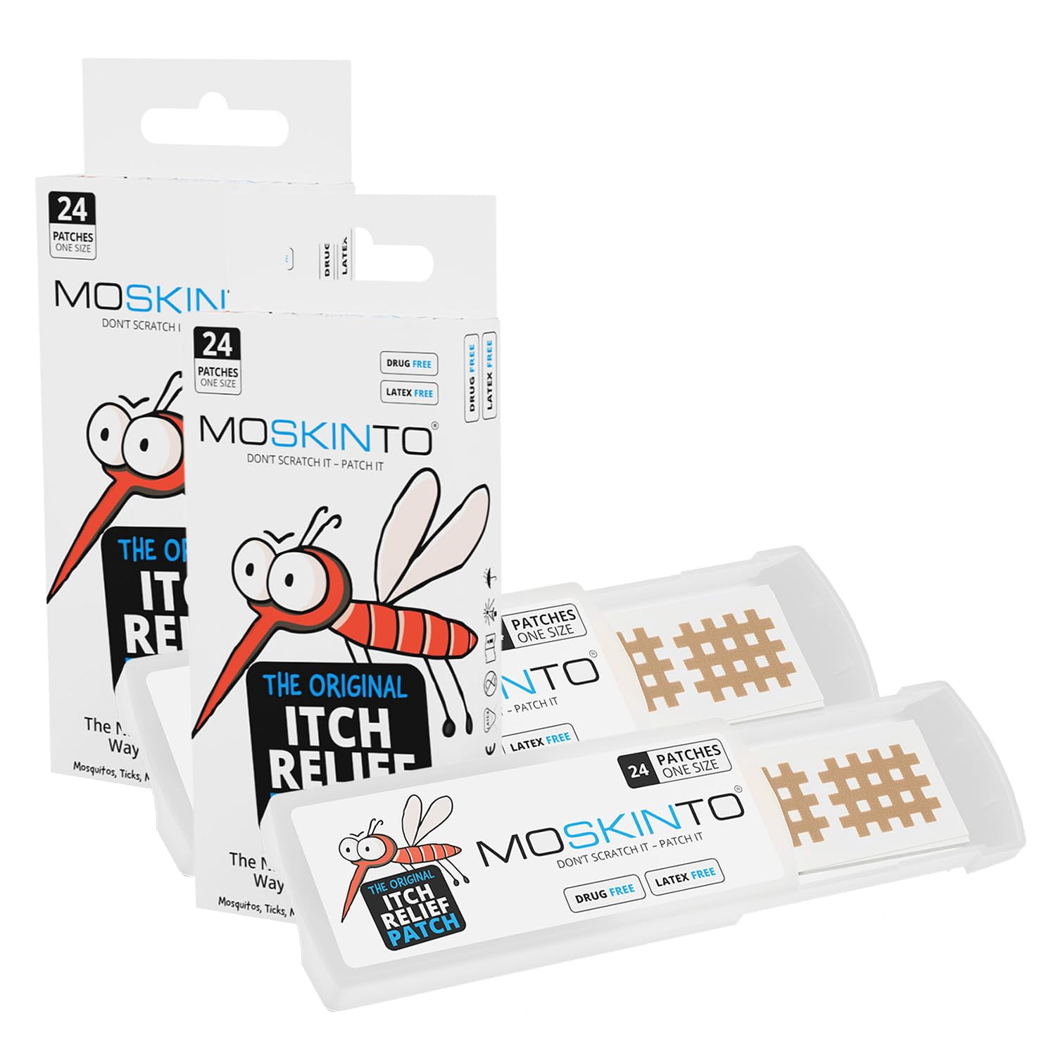 Moskinto The Original Mosquito Itch Relief Patches for Kids & Adults ...