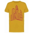thumbnail image 1 of Moskow City Line Art T-Shirt Men -Image by Shutterstock, Male x-Large, 1 of 2
