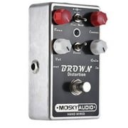 Mosky Brown Distortion Guitar Effect Pedal Overdrive Buffer Delay Reverb