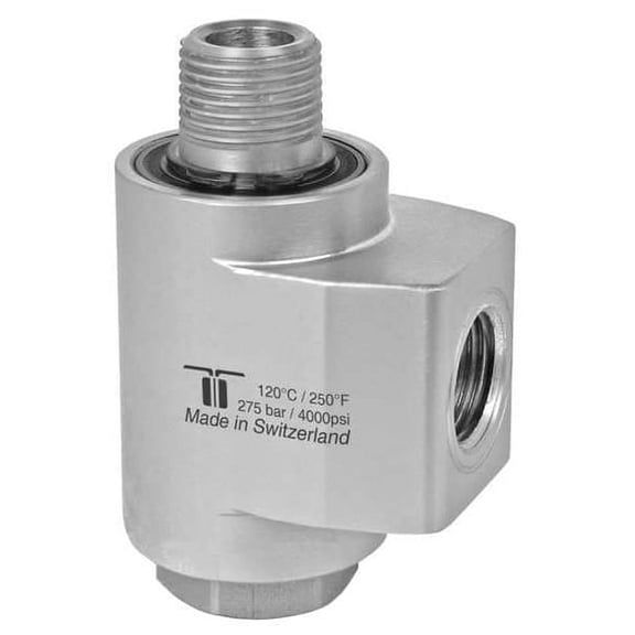 Mosmatic Rotary Union,1.77"L,Brass,RH 43.262