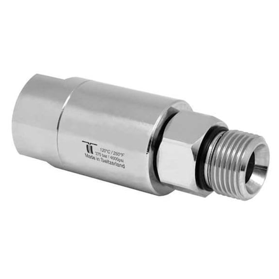 Mosmatic Rotary Union,2.59"L,Brass,RH 31.163