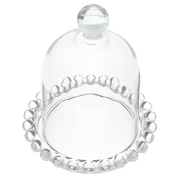 Clispeed Creative Transparent Glass Cake Tray - Multi-Function Dessert Storage Solution